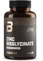 Biotech Zinc Bisglycinate 60 tabl. (cinko bisglicinatas)