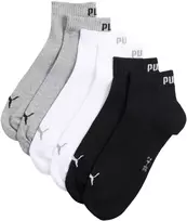 Puma Kojinės Unisex Quarter Baltas Gray Balck 938589 17