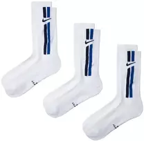 Nike Kojinės U Nk Ed Elvd Crw 3P Fta Stripe-144 Baltas IH8532 901