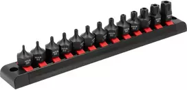 Toya Sa Poland Smūginiai antgaliukai su skylutėmis TORX | T10 - T70 | 3/8" | 13 vnt (YT-10668)