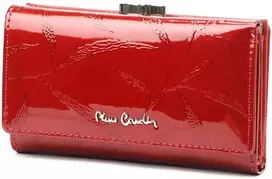 Natūralios odos moteriška piniginė Pierre Cardin 02 LEAF 108, raudona