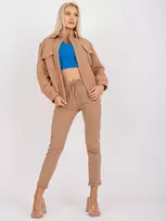 Striukė moterims-RV-KR-007.95P-camelowy