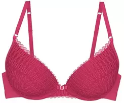Fuksijos spalvos push-up liemenėlė Triumph