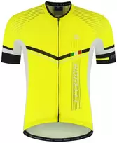 Vyriški dviratininko marškinėliai Rogelli Gara Mostro II, geltoni, 5XL