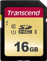 Atminties kortelė Transcend 500S SDHC 16GB Class 10 UHS-I/U1 V30 (TS16GSDC500S) | TS16GSDC500S | 0760557841159