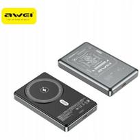Atsarginis maitinimo šaltinis ("Power Bank") AWEI POWERBANK PA-31 10000MAH, SKIRTAS „MAGSAFE“ IPHONE 12 13 14, INDUKCINIS