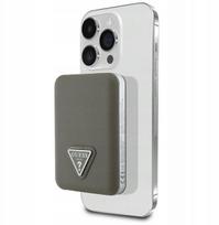 Atsarginis maitinimo šaltinis ("Power Bank") GUESS INDUKCINĖ IŠORINĖ BATERIJA SU ŽALIU TRIKAMPIU, 5000 MAH, SKIRTA „MAGSAFE“ IPHONE