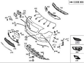 Mercedes Benz CLA 200 CDI Coup A1178850122 Originalus A1178850122