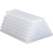 H&S karštų klijų lazdelės, 50 vnt., 0,7 x 10 cm, skaidrios, plastikui, dekoracijoms, remontui ir montavimui