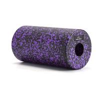 Masažinis cilindrinis volelis Everest Fitness, pagamintas iš EPP putų, skirtas jogai, pilatesui, fitnesui ir raumenų atpalaidavimui, 30 x 15 cm, su laikymo krepšiu ir pratimų vadovu, juodas/violetini