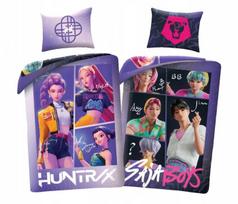 Halantex vaikiškas patalynės komplektas K-POP Demon Hunters, 140x200, 2 dalių