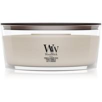 Woodwick Tonka & Almond Milk kvapioji žvakė medinė dagtis 453.6 g