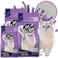 Kraikas katėms CatWalk, bentonitinis, su levandų kvapu, 25 l