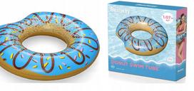 Pripučiamas plaukimo ratas Bestway Donut, 107 cm, įvairių spalvų