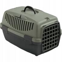 Gyvūnų transportavimo narvas Solid TRANSPORTER GULLIVER 1, 48x32x31 cm, žalias, ECO
