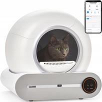 Automatinė išmani kačių tualeto dėžė su Wi-Fi, savivalio valymo funkcija, 30 dienų be keitimo