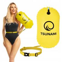 Pripučiama plaukimo plūdė su vandeniui atsparia kišene TSUNAMI BASIC