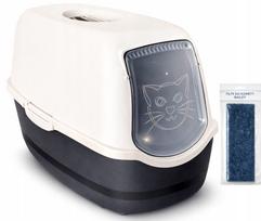 Uždara didelė Rotho XL kačių kraiko dėžė su filtru