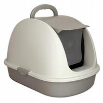 Uždara itin didelė kačių kraiko dėžė, 68,5x47x44,5 cm, su anglies filtru ir semtuvėliu