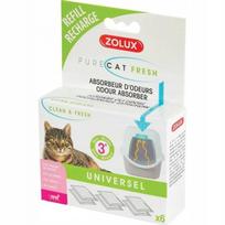 Kvapų sugėriklio kasetės Zolux Purecat Fresh