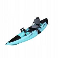 Pedalinis žvejybos kajakas AMBER CEBO 9.4, FLAP, 285 x 85 x 35 cm, juoda/ciano, HDPE