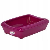 Atvira kačių tualeto dėžė su rėmu PetNova CAT LIFE KITTYTRAY, rožinė, dydis L
