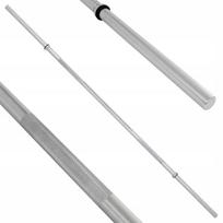 Svarstinio štanga BELTOR HRD System, lygi, grioveliais, chromuota, 210 cm, 28 mm