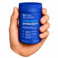 Maisto papildas ForMeds BICAPS POTASSIUM, 60 kapsulių, kalis raumenims ir kraujospūdžiui