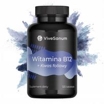 Vitaminas B12 1000 µg ir folio rūgštis 400 µg nervų sistemai