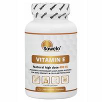 Vitaminas E Naturalus 400 IU 100 kapsulių Sowelo