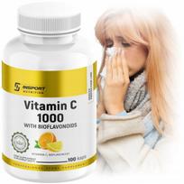 Maisto papildas INSPORT Vitaminas C 1000 mg, 100 kapsulių