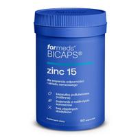 Maisto papildas ForMeds Bicaps Zinc 15 su cinku ir variu, 60 kapsulių