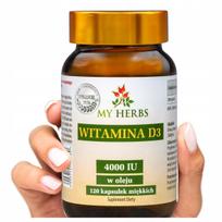 Maisto papildas Vitaminas D3 4000 TV aliejuje, 120 minkštųjų kapsulių