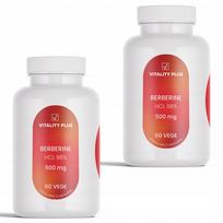 Berberinas HCL 98% ekstraktas 500 mg, 60 kapsulių