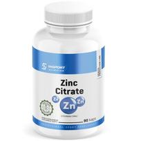 Cinko citratas INSPORT, 90 kapsulių, 48 mg – plaukams, odai, imunitetui