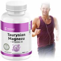 Maisto papildas INSPORT Magnesium Taurate su B6, 1600 mg, 100 kapsulių