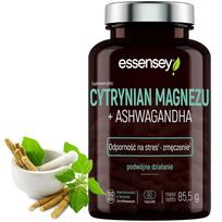Maisto papildas su magnio citratu ir ashwagandha, stresui, miegui, nuovargio mažinimui