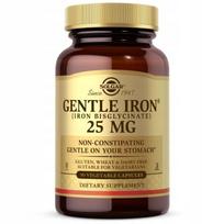 Geležies papildas Solgar Gentle Iron 25 mg, 90 kapsulių