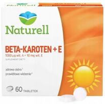 Maisto papildas Naturell Beta-karotinas su vitaminu E, 60 tablečių