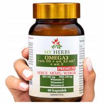 Maisto papildas Gold Omega 3 Premium, 60 kapsulių