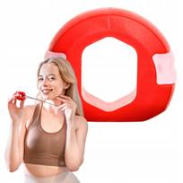 Žandikaulio raumenų treniruoklis DrFit, raudonas, 18 lygio pasipriešinimas