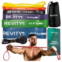 Pratimų gumų rinkinys „Power Band“, 6 vnt., didelė apkrova, lateksinės tempimo juostos