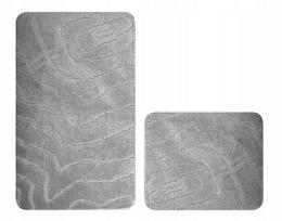 Vonios kilimėlių komplektas Soft Grey Ash, 2 vnt., neslystantys