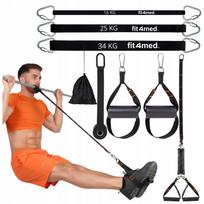 Treniruočių diržai TRX, 16-75 kg, priedai crossfitui