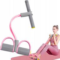 Guminė treniruočių juosta pilvo ir kojų stiprinimui moterims