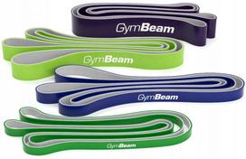 Gumos juostų rinkinys GymBeam DuoBand, 4 vnt.