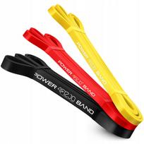 Gumos juostų rinkinys Power Band, 3 vnt., 1–17 kg