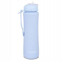 Silikoninis butelis 600 ml, su pompa, mėlynas, PATIO