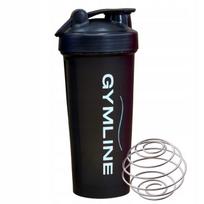 Sportinis baltyminis plaktuvas 600 ml, juodas