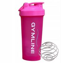 Sportinis baltyminis kokteilių plaktuvas 600 ml, rožinis
